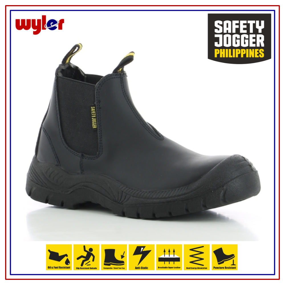 Safety Jogger Bestfit Slip-on High Cut Steel Toecap Safety Shoes