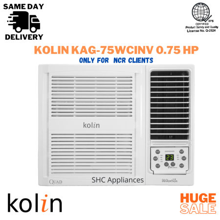 KOLIN 0.75HP DC Inverter Window Aircon