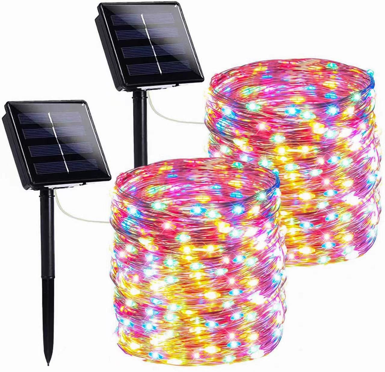 Multicolor Super-Long Solar String Lights Outdoor, 2-Pack Each 72FT 200 LED  Solar Lights Outdoor for Christmas Decorations Wedding Party Garden Patio  Tree (Multicolor) Lazada PH