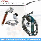 Lotus Sprinkler Shower Filter Set - High Pressure Anion Head