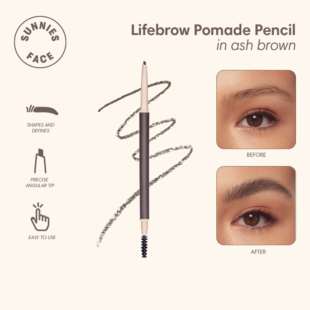 Discount on Sunnies Face  shoes - SKU: Sunnies Face Lifebrow Pomade Pencil [Brow-Defining Pomade Pencil] (Ash Brown)