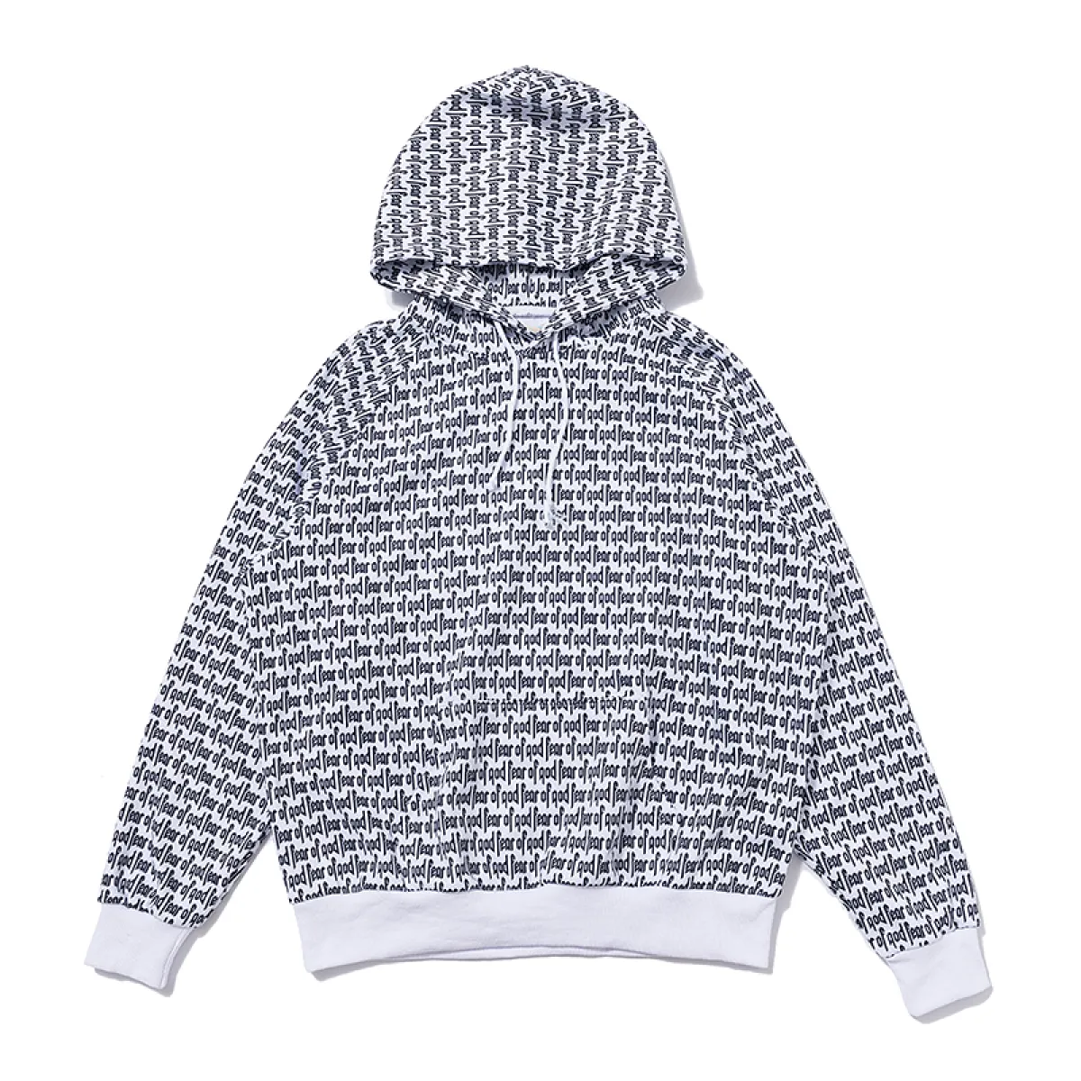 fear of god hoodie full print