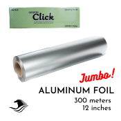 CLICK Aluminum Foil Jumbo Roll 300M X 12"
