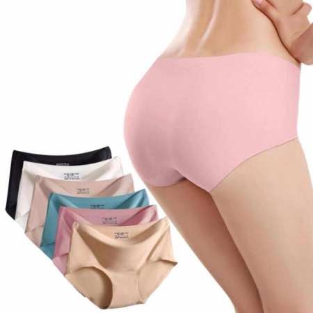 Ice Silk Seamless Women's Plus Size Briefs by OEM