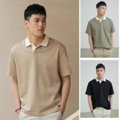 2023 New Korean Trending Polo Shirt For Men’s Short Sleeve