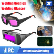 Auto-Dimming Welding Glasses - Light-Adjusting Eye Protection