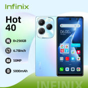 Infinix Hot 40 5G Octa-Core Processor - Dts Dual Speaker Original Big Sale Android Phone Smartphone 8GB+256GB Murang Phone 6.7 Inch Gaming Phone Pinakamababang Presyo Mobile Phone Libreng Pagpapadala Murang Telepono Cod Live Ngayon