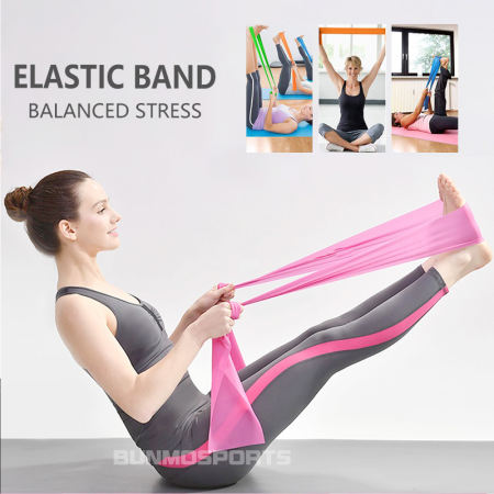 Yoga Pilates Stretch Resistance Band Fitness Rubber Elastic Bands Exercise Loop Band Gym Training Band Sport Equipment