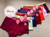 Runinng# COD  6 PCS 100%cotton stretch PANTY WOMEN S COTTON