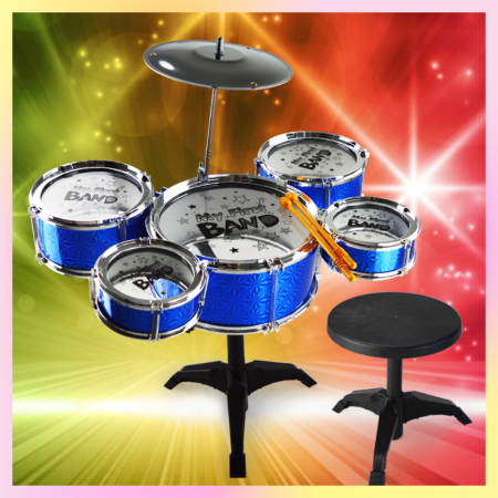 Kids Drum Set Toys Jazz Drums Kit Simulation Drums Percussion Musical Instrument Drum Music World Kids Early Educational Musical Instrument For Children Baby Toys Beat Instrument Hand Drum Toys