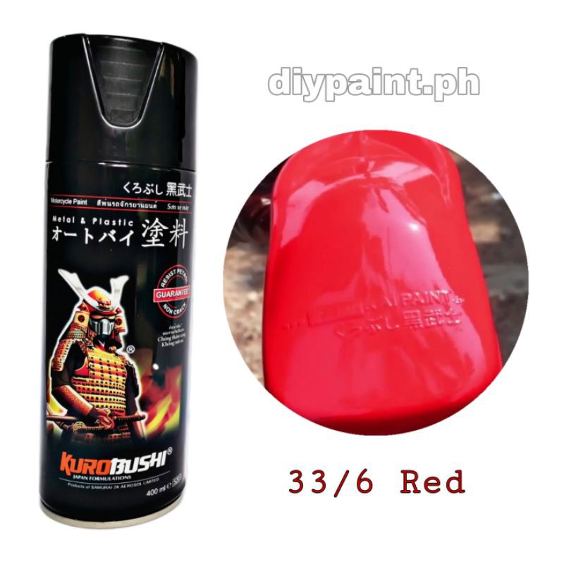 samurai red paint