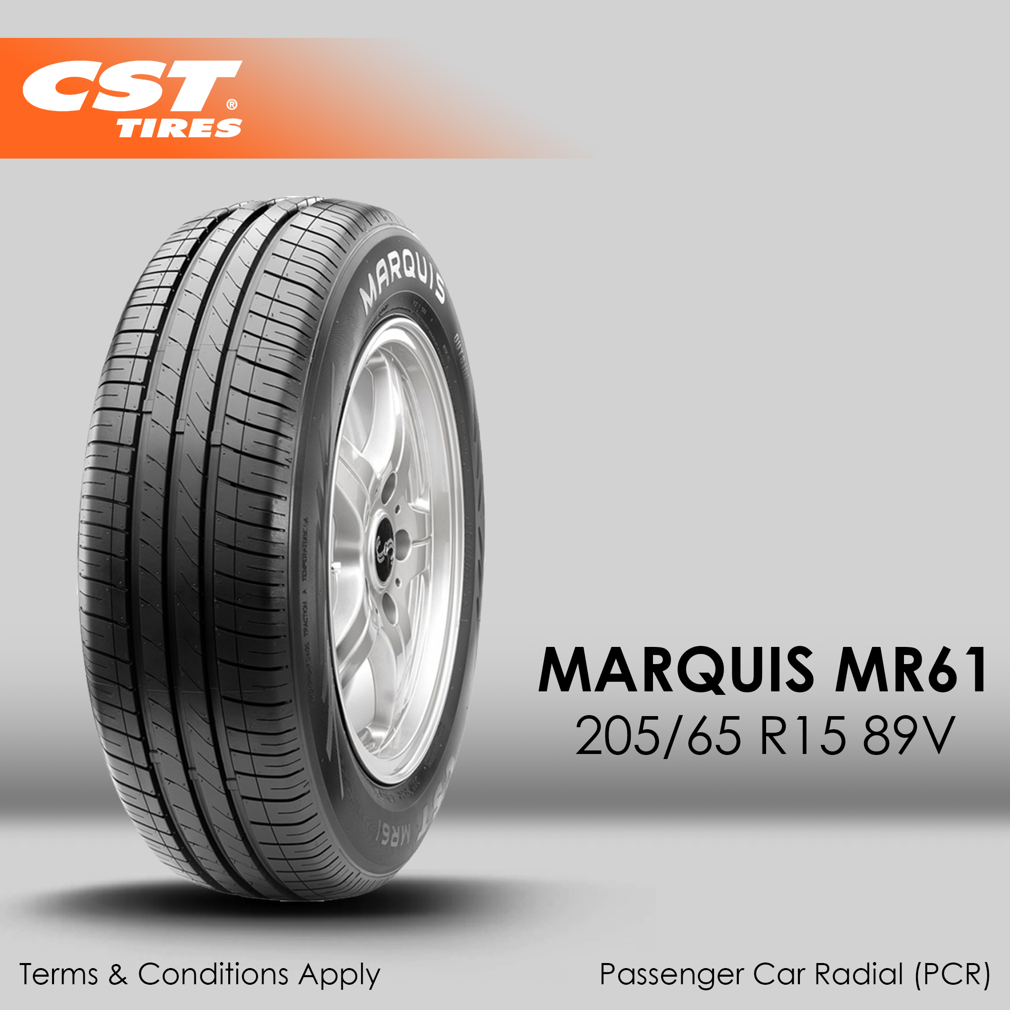 13 MARQUIS CST MR61 175 65R15 8分目 ノーマル - タイヤ・ホイール