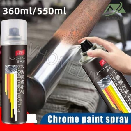 Chrome Spray Paint Silver Spray Paint For Metal