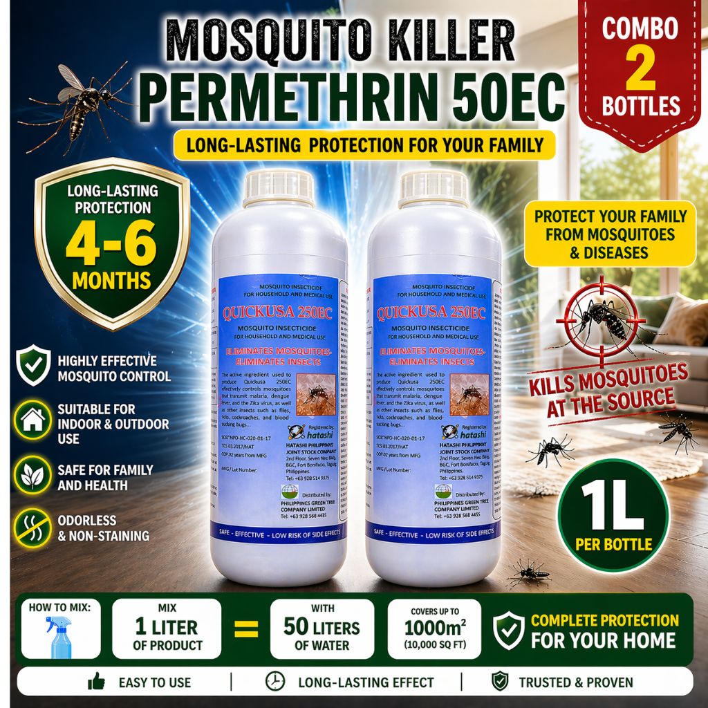 Mosquito Killer 1L / Permethrin 250EC Concentrate / Indoor & Outdoor Insect Control - Image 2