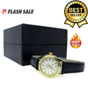 Casio Quartz White Dial Leather Band Watch for Women