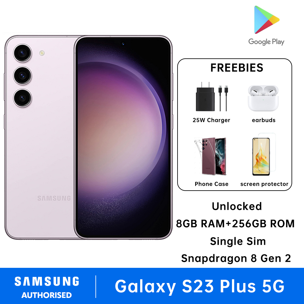 Samsung Galaxy S23+ / S23 Plus 5G Smartphone 8GB RAM + 256GB ROM Single Sim Cell Phone Snapdragon 8 Gen 2 Factory Unlocked Android Smartphone - Image 2