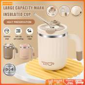 Thermos 480ml Stainless Steel Coffee Mug with Lid and Straw