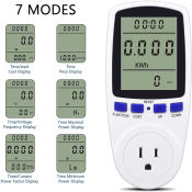 Digital Energy Power Meter - Universal Voltage Frequency Monitor