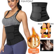 FUNPOINT Waist Trimmer - Slimming Belt for Women with Adjustable Strap