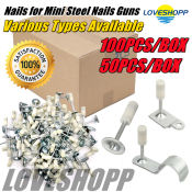 Mini Steel Bullet Nail Gun for Ceiling Repair, 100/50PCS