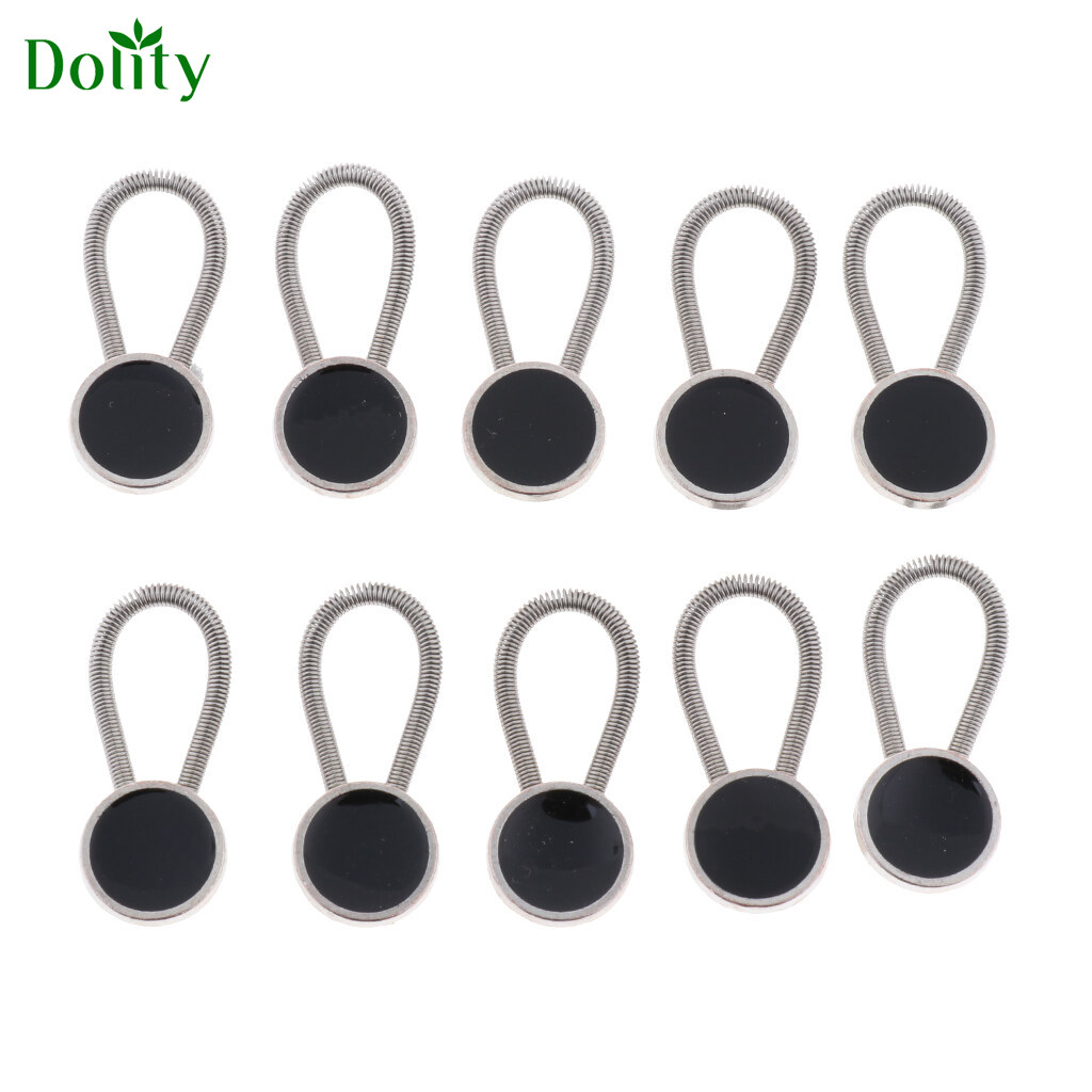  Collar Extender, 18pcs Shirt Collar Button Extenders,  Adjustable Waistband Extenders Elastic Jean Extender Buttons for Men Women  Pants Dress Shirts (3 Colors)