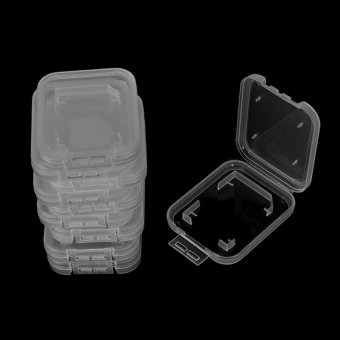 10PCS Transparent Standard SD SDHC Memory Card Case Holder BoxStorage Plastic - Intl June 2018 - 2 10PCS Transparent Standard SD SDHC Memory Card Case Holder BoxStorage Plastic - intl - 2