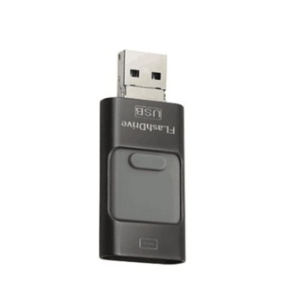 128GB 3in1 Usb Flash Drive For IPhone/iPad/Android/PC I-FlashdrivePen Drive Micro USB OTG Usb Flash Stick (Black+Gray) - Intl June 2018 - 3 128GB 3in1 Usb flash drive For iPhone/iPad/Android/PC i-FlashdrivePen Drive Micro USB OTG Usb Flash stick (Black+Gray) - intl - 3