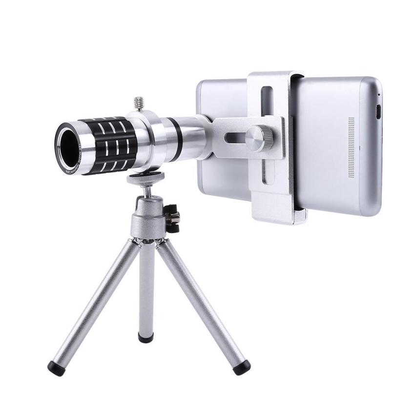12Pcs Zoom Camera Telephoto Telescope Lens + Mount Tripod Kit ForSmart Phone Universal - Intl June 2018 - 5 12Pcs Zoom Camera Telephoto Telescope Lens + Mount Tripod Kit ForSmart Phone Universal - intl - 5