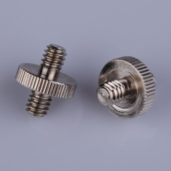 1/4 Male To 1/4 Male Threaded Metal Screw Adapter For TripodMonopod - Intl April 2018 - 2 1/4 Male To 1/4 Male Threaded Metal Screw Adapter for TripodMonopod - Intl - 2