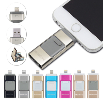 16GB I-Easy Drive Smart Phone U Disk/3 In 1 Otg Usb Flash Drive ForiPhone 5/6s/6 Plus/7/7 Plus IPad PC+Mobile Phone Bracket + Usbflash Cable_gold - Intl June 2018 - 3 16GB i-Easy Drive Smart phone U Disk/3 in 1 Otg Usb Flash Drive ForiPhone 5/6s/6 plus/7/7 plus iPad PC+Mobile phone bracket + usbflash cable_gold - intl - 3