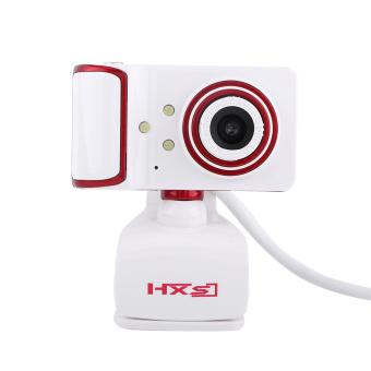 16M Pixel HD Clip-on 3 LED Rotatable Webcam For PC Computer White + Red - Intl April 2018 - 2 16M Pixel HD Clip-on 3 LED Rotatable Webcam For PC Computer White + Red - intl - 2