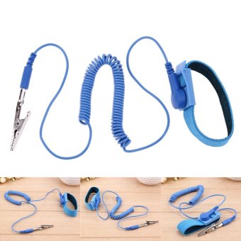 1.8M Wire Anti-Static PVC Wristband With Discharge Cables Wrist Strap - Intl June 2018 - 2 1.8M Wire Anti-Static PVC Wristband with Discharge Cables Wrist Strap - intl - 2