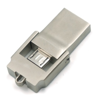 2 IN 1 64GB Metal Mini Tipping Bucket Smart Phone OTG For Android/Tablet PC Pen Drive Waterproof Flash Drive+Free Key Chain Anti-loss - Intl June 2018 - 2 2 IN 1 64GB Metal Mini Tipping Bucket Smart Phone OTG For Android/Tablet PC Pen Drive Waterproof Flash Drive+Free key chain anti-loss - intl - 2