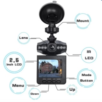 2.5 Inch Tft Lcd Hd Car Dvr With 6 Led Lights Road Dash VideoCamera Recorder Traffic Dashboard Camcorder June 2018 - 2 2.5 Inch Tft Lcd Hd Car Dvr With 6 Led Lights Road Dash VideoCamera Recorder Traffic Dashboard Camcorder - 2