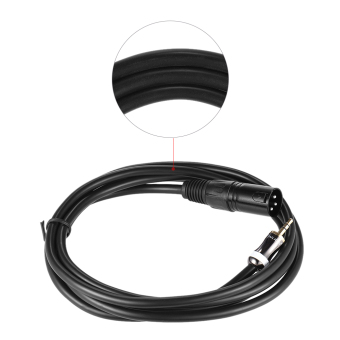 2m/ 6.6ft XLR Male To 3.5mm Plug Audio Cable Cord For ComputerMixer Mixing Console Loudspeaker Outdoorfree - INTL June 2018 - 2 2m/ 6.6ft XLR Male to 3.5mm Plug Audio Cable Cord for ComputerMixer Mixing Console Loudspeaker Outdoorfree - INTL - 2