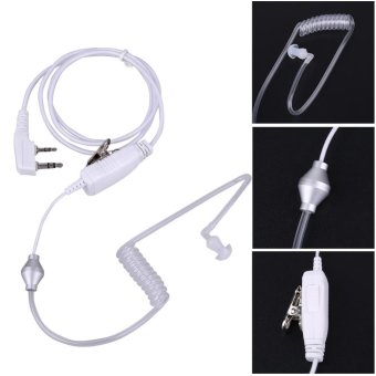 2Pin Acoustic Tube PTT Mic Earpiece For Baofeng Kenwood 2way Radio(White) - Intl June 2018 - 2 2Pin Acoustic Tube PTT Mic Earpiece for Baofeng Kenwood 2way Radio(White) - intl - 2