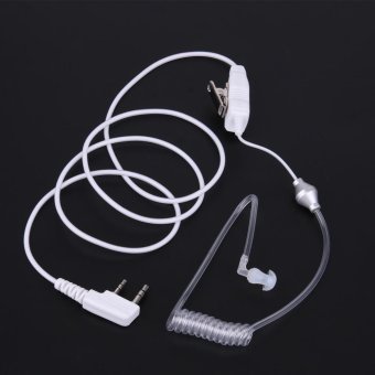 2Pin Acoustic Tube PTT Mic Earpiece For Baofeng Kenwood 2way Radio(White) - Intl June 2018 - 4 2Pin Acoustic Tube PTT Mic Earpiece for Baofeng Kenwood 2way Radio(White) - intl - 4