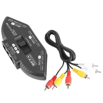 3 In One Out Audio Video Signal AV RCA Switch Switcher Selector BoxConverter Splitter - Intl July 2018 - 3 3 in One Out Audio Video Signal AV RCA Switch Switcher Selector BoxConverter Splitter - intl - 3