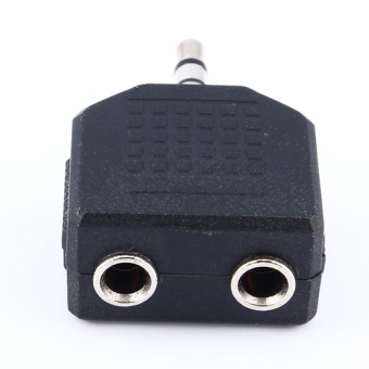 3.5 Mm Headphone Splitter Cable Adapter Jack Male To Double Female- Intl June 2018 - 4 3.5 mm Headphone Splitter Cable Adapter Jack Male To Double Female- intl - 4