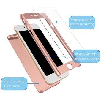 360 Degree Full-Body Case For Samsung Galaxy J7 (2015) Hard Front And Back Protection Cover + Tempered Glass Screen Protector - Intl June 2018 - 3 360 Degree Full-Body Case for Samsung Galaxy J7 (2015) Hard Front and Back Protection Cover + Tempered Glass Screen Protector - intl - 3