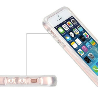 360 Degree Full Body Front And Back Cover Non-slip Shock-Absorption Protective Skin Shell Transparent Soft TPU Case For Apple IPhone 5s/5/SE - Intl June 2018 - 4 360 Degree Full Body Front and Back Cover Non-slip Shock-Absorption Protective Skin Shell Transparent Soft TPU Case for Apple iPhone 5s/5/SE - intl - 4