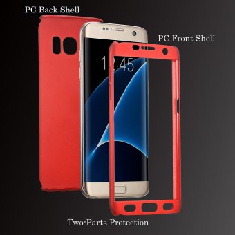 360 Full Body Coverage Protection Hard Slim Ultra-thin Hybrid Case Cover For Samsung Galaxy S6 Edge (Red) - Intl April 2018 - 3 360 Full Body Coverage Protection Hard Slim Ultra-thin Hybrid Case Cover for Samsung Galaxy S6 Edge (Red) - intl - 3