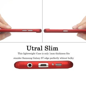 360 Full Body Coverage Protection Hard Slim Ultra-thin Hybrid Case Cover For Samsung Galaxy S6 Edge (Red) - Intl April 2018 - 4 360 Full Body Coverage Protection Hard Slim Ultra-thin Hybrid Case Cover for Samsung Galaxy S6 Edge (Red) - intl - 4
