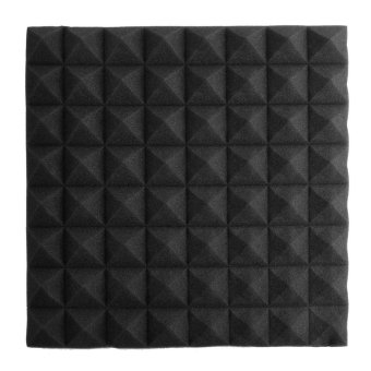 4pcs Acoustic Soundproof Foam Sound Stop Absorption Pyramid Recording Studio Foam Black - Intl June 2018 - 2 4pcs Acoustic Soundproof Foam Sound Stop Absorption Pyramid Recording Studio Foam Black - intl - 2