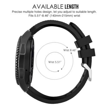 6 PACK Soft Silicone Sport Replacement Strap Band For Samsung GearS3 Frontier SM-R760 SM-R765/S3 Classic SM-R770/Moto 360 2nd Gen46mm Smart Watch - Intl June 2018 - 4 6 PACK Soft Silicone Sport Replacement Strap Band for Samsung GearS3 Frontier SM-R760 SM-R765/S3 Classic SM-R770/Moto 360 2nd Gen46mm Smart Watch - intl - 4