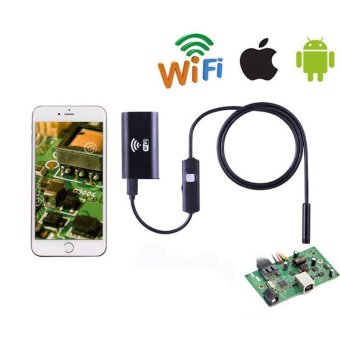 8mm WIFI Endoscope LED 3.5m Hard Cable Tube 1.0MP Camera For IPhone IOS Android - Intl April 2018 - 5 8mm WIFI Endoscope LED 3.5m Hard Cable Tube 1.0MP Camera For iPhone iOS Android - intl - 5