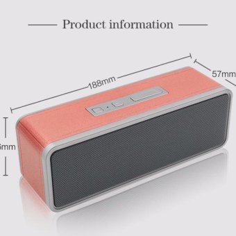 A-K Bluetooth Subwoofer Speaker With TF Handsfree Functions Bose-001 (Pink) June 2018 - 2 A-K Bluetooth Subwoofer Speaker with TF handsfree functions Bose-001 (Pink) - 2