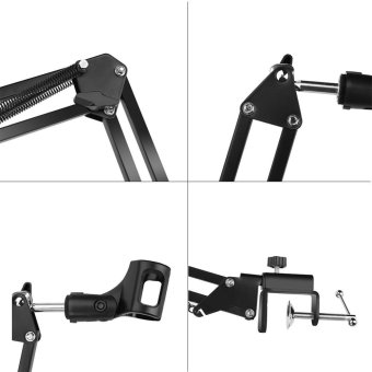 Adjustable Professional Recording Stand Mount Holder WithMicrophone Clip - Intl April 2018 - 4 Adjustable Professional Recording Stand Mount Holder withMicrophone Clip - intl - 4