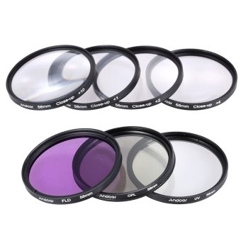 Andoer 58mm UV + CPL + FLD + Close-up(+1+2+4+10) Camera Lens FilterKit - INTL May 2018 - 3 Andoer 58mm UV + CPL + FLD + Close-up(+1+2+4+10) Camera Lens FilterKit - INTL - 3
