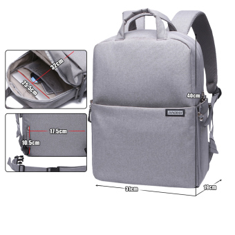 Andoer Water-resistant Shockproof DSLR Camera Bag Photography Video Backpack Leisure Shoulder Bag For Nikon Canon Sony Pentax Sony Camera W/ Rain Cover Outdoorfree July 2018 - 5 Andoer Water-resistant Shockproof DSLR Camera Bag Photography Video Backpack Leisure Shoulder Bag for Nikon Canon Sony Pentax Sony Camera w/ Rain Cover Outdoorfree - 5